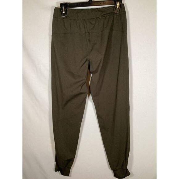 JISAI Nylon Pants Olive Green Jogger Drawstring Gorpcore Activewear Womens Small - Picture 5 of 8